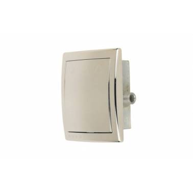 Single-water timed flush-mounted flush valve, bright chrome, 1000A PRESTO . Reference 19500