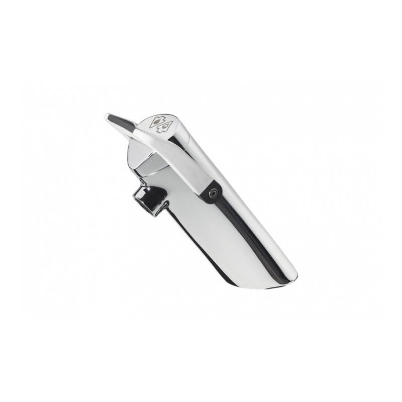 Rubinetto monocomando PRESTO per lavabo da appoggio a doppio tempo con apertura a pulsante. Riferimento 64702
