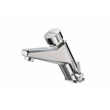 Grifo temporizado mezclador para lavabo de instalación sobre repisa y apertura por pulsador referencia 10920 PRESTO