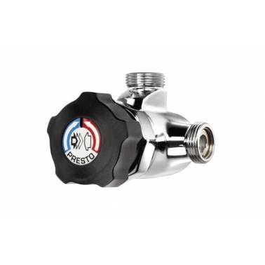 Wall-mounted shower mixer tap with push-button opening PRESTO . Reference 35011