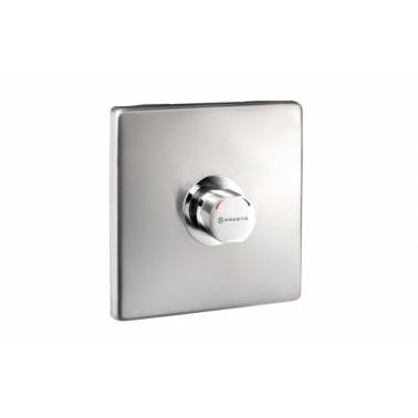 Wall-mounted shower mixer tap with push-button opening PRESTO . Reference 36941