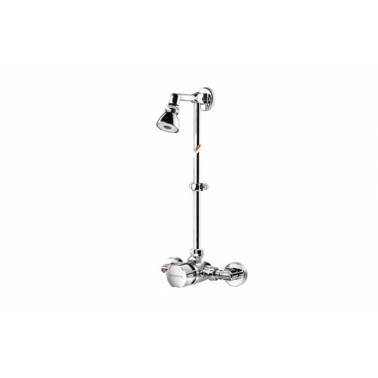 Ensemble de douche temporisé PRESTO avec ouverture par bouton poussoir. Référence 35927