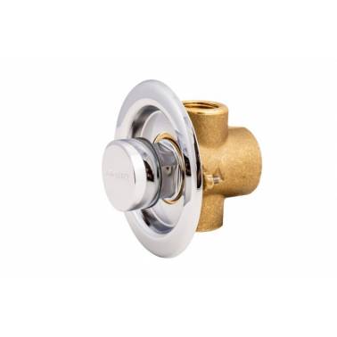 Robinet temporisé 1 eau PRESTO pour urinoir mural à ouverture par bouton poussoir. Référence 26708