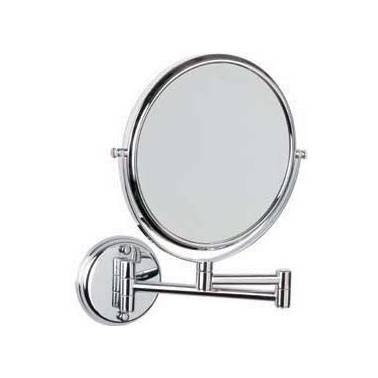 Double-jointed magnifying mirror gloss finish