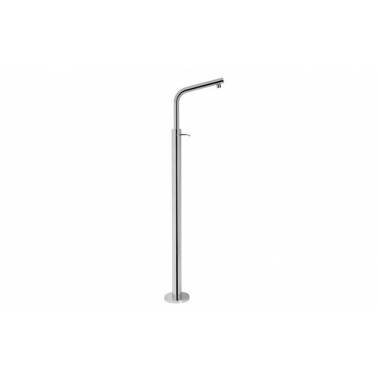 Grifo monomando W|CA de lavabo con fijación a suelo y caño en L