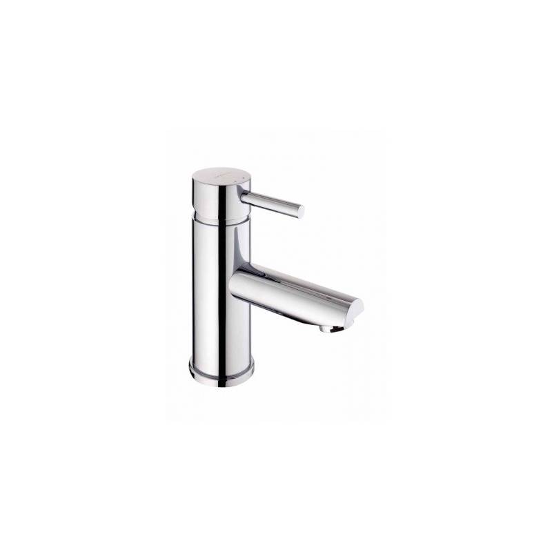 Grifo monomando mezclador de lavabo ÍCONE sin válvula automática eco cromo marca Unisan