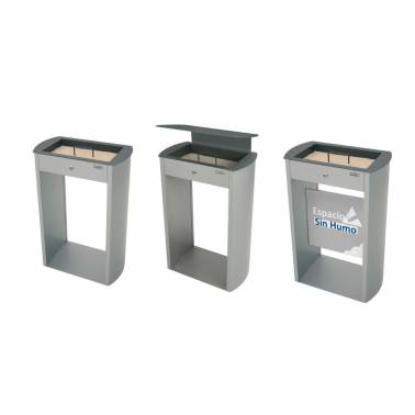 Cenicero urbano de arena con capacidad de 8L modelo Sahara Cervic, referencia MPCU2911