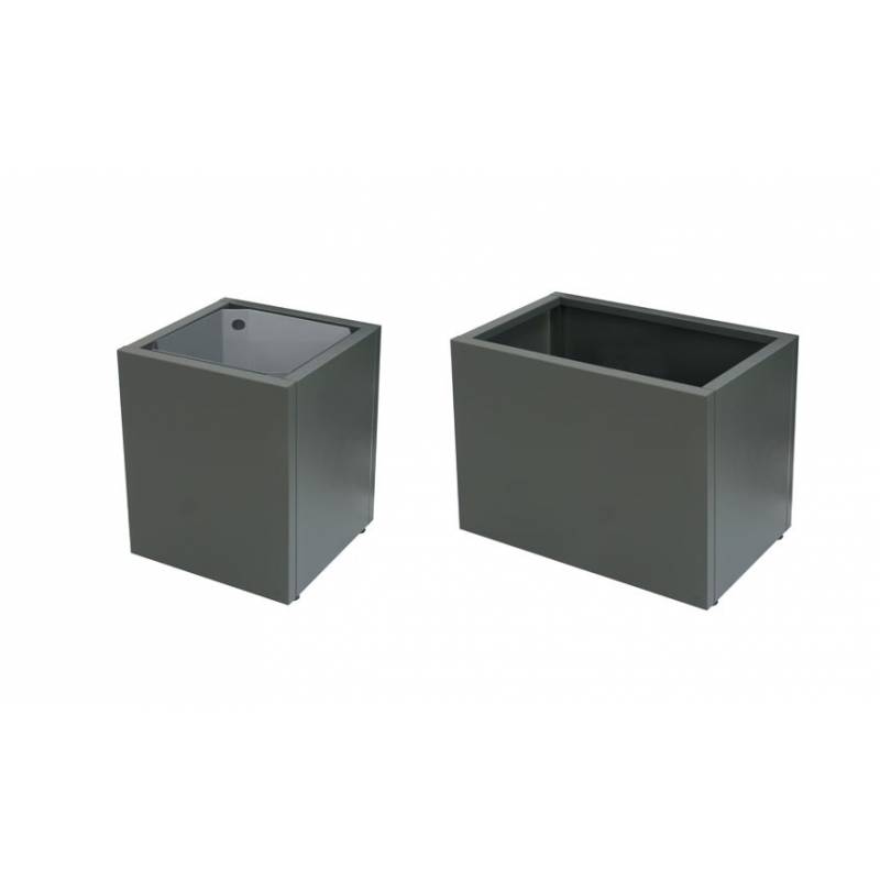 Jardinera cuadrada pequeña de 60L modelo Valencia Cervic, referencia MPCU3010