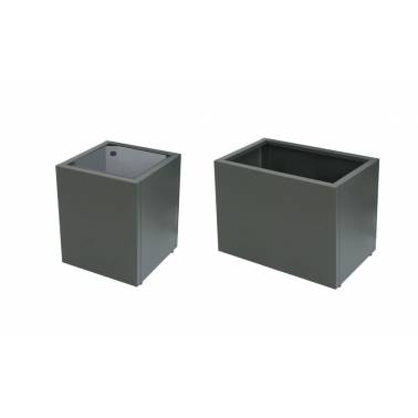 Balde grande retangular para plantador de 200L, modelo Valencia Cervic, referência MPCU3041