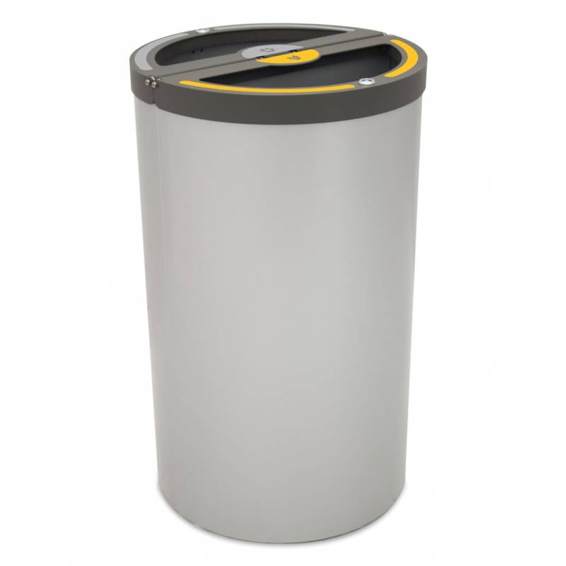 Runder Recyclingbehälter für verschiedene Abfälle, Modell Madrid, Marke CERVIC . Referenz MEC1611A1