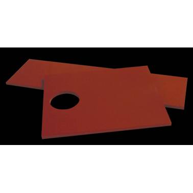Repuesto de fibra para mesa de 1000x500 y 20 mm de grosor en color rojo Fricosmos