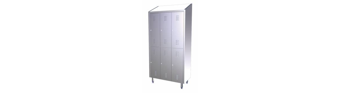 Stainless steel lockers